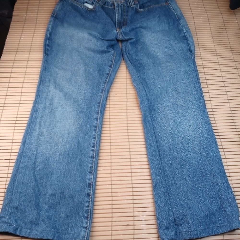 Polo Ralph lauren jeans blue jeans. womens 7894wax1013 bootcut sz 10x30. Inseam